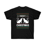 Load image into Gallery viewer, Meowy Christmas Cats Lover Tshirt

