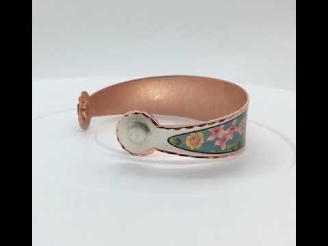 Colorful Copper Cat Bracelet