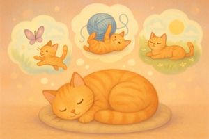 Do cats dream?