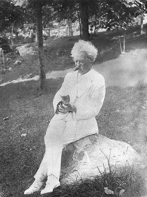 Mark Twain and cats!