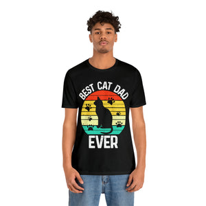 Cat Dad shirt black