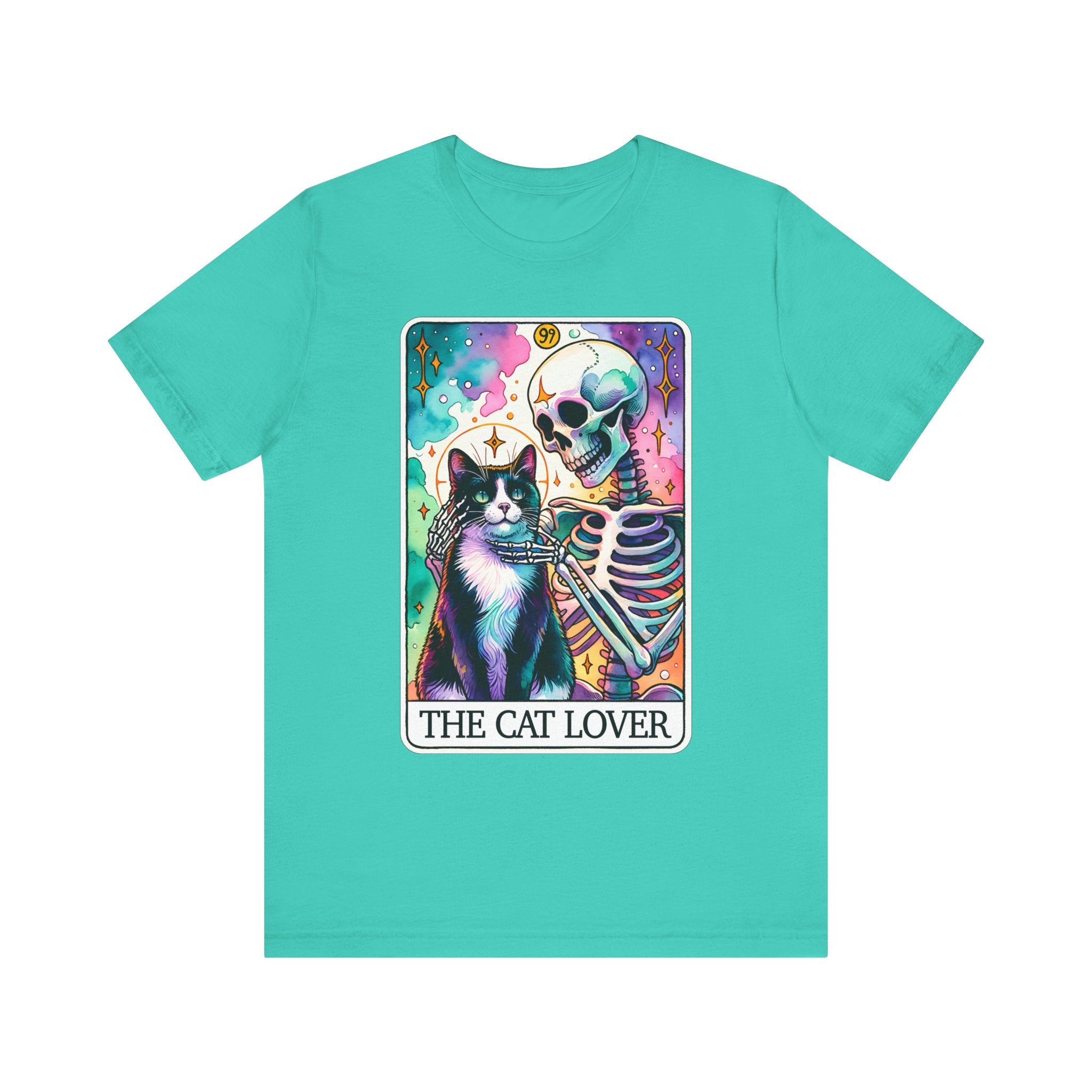 The cat lover tarot card cat t-shirt