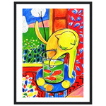 Load image into Gallery viewer, Cat with Red Fishes poster Henri Matisse framed
