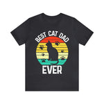 Load image into Gallery viewer, Best Cat Dad Ever t-shirt Grey
