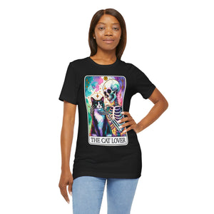 The cat lover tarot card cat t-shirt