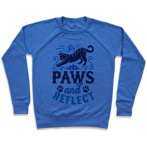 Paws and Reflect (Cat) Crewneck Sweatshirt