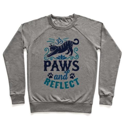 Paws and Reflect (Cat) Crewneck Sweatshirt