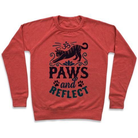 Paws and Reflect (Cat) Crewneck Sweatshirt