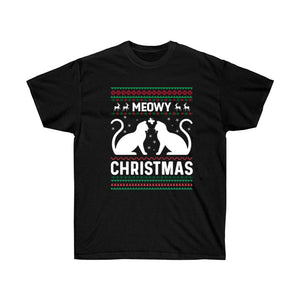 Meowy Christmas Cats Lover Tshirt