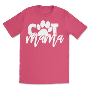 Cat Mama shirt pink