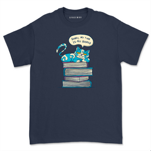 My time is booked cat tshirt photo