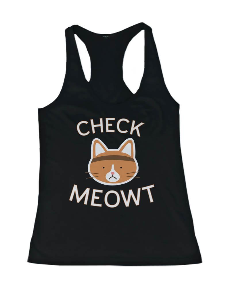 Check meowt cat tank top