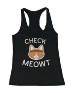 Load image into Gallery viewer, Check meowt cat tank top
