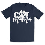 Load image into Gallery viewer, Cat Mama shirt blue
