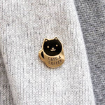 Load image into Gallery viewer, Black Cats &amp; Coffee pin.
