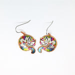 Load image into Gallery viewer, Colorful cat earrings
