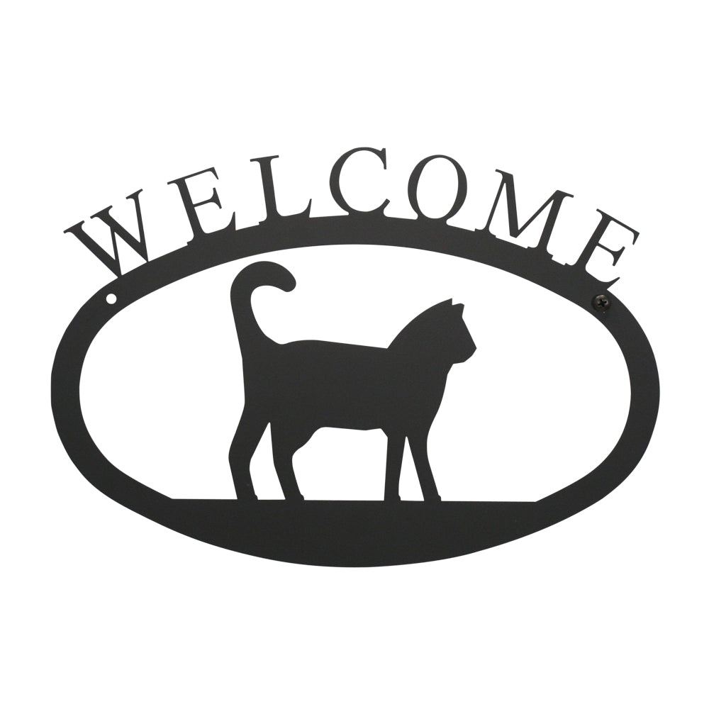 Welcome Sign - Cat Large.