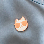 Load image into Gallery viewer, Cool cat pin - 2 options.
