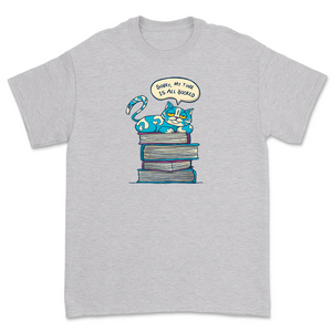 My time is all booked cat shirt