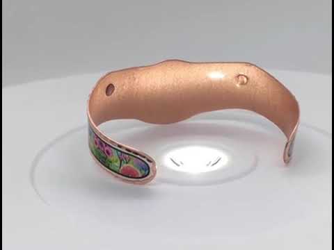 Die Cut Copper Cat Bracelet